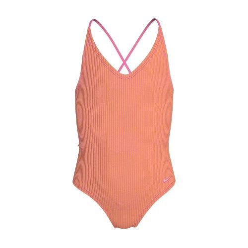 Front - Nike Childrens/Kids One Piece Swimsuit