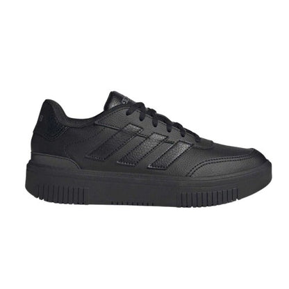 Front - Adidas Womens/Ladies Courtblock Platform Trainers