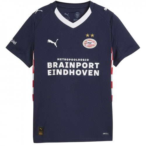 Front - PSV Eindhoven Childrens/Kids 25/26 Puma Away Shirt