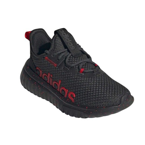Black-Red - Front - Adidas Childrens-Kids Kaptir 4.0 Trainers
