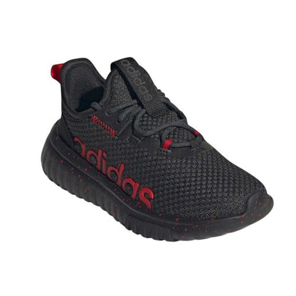 Black-Red - Front - Adidas Childrens-Kids Kaptir 4.0 Trainers