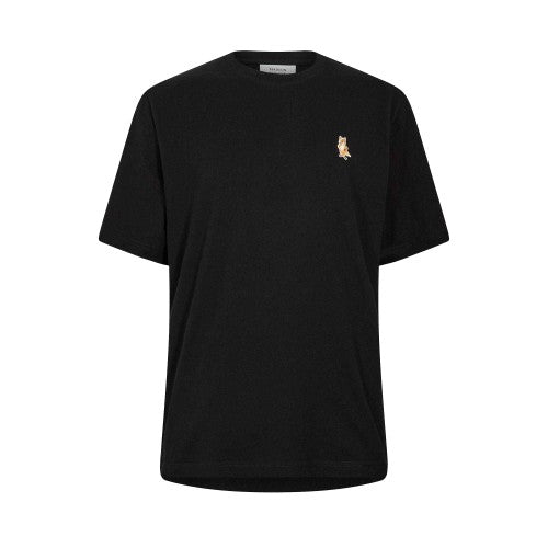Front - Maison Kitsuné Mens Embroidered Logo Cotton T-Shirt