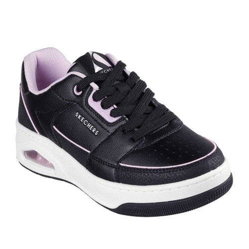 Front - Skechers Womens/Ladies Uno Court Leather Trainers