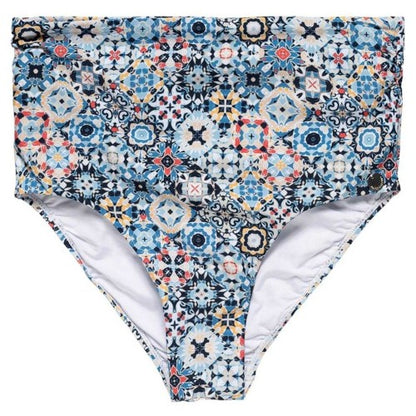 Front - Panos Emporio Womens/Ladies Chara Tile High Waist Bikini Bottoms