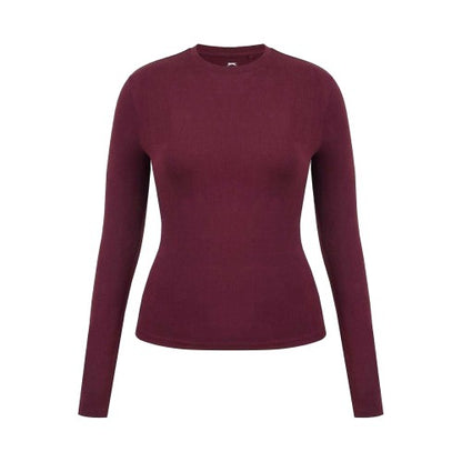 Front - Slazenger Womens/Ladies Slim Long-Sleeved T-Shirt