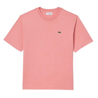 Front - Lacoste Womens/Ladies Pima Cotton Relaxed Fit T-Shirt