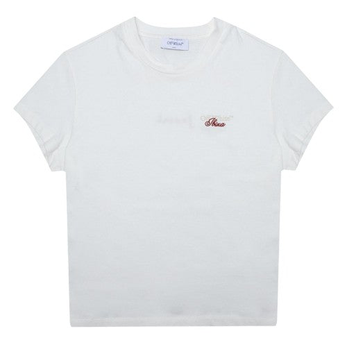 Front - Off White Unisex Adult Jondal Back Print Regular T-Shirt