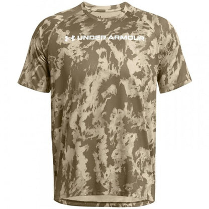 Front - Under Armour Mens Camo Technical Regular T-Shirt