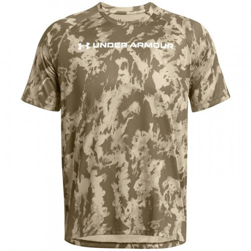 Front - Under Armour Mens Camo Technical Regular T-Shirt