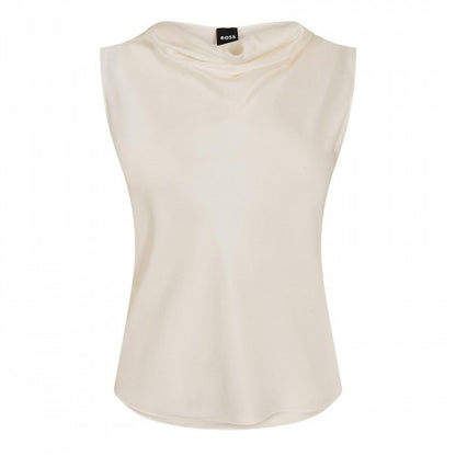 Front - Boss Womens/Ladies Shell Cowl Neck Sleeveless Blouse