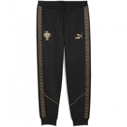 Front - Puma Mens Eusebio 2025 Tracksuit Bottoms