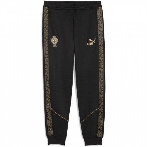 Front - Puma Mens Eusebio 2025 Tracksuit Bottoms