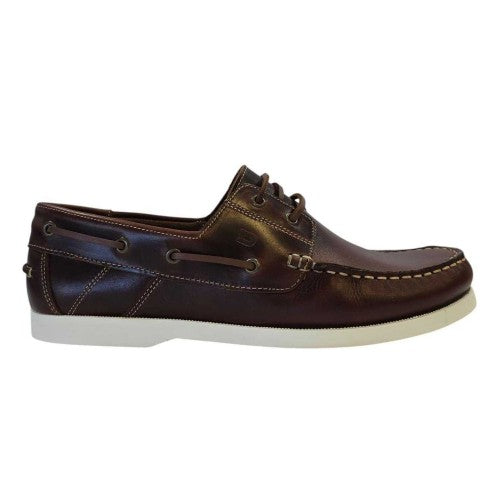 Front - Nicholas Deakins Mens Monteiro Leather Boat Shoes