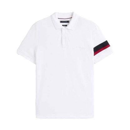 Front - Tommy Hilfiger Mens Embroidered Collared Short-Sleeved Polo Shirt