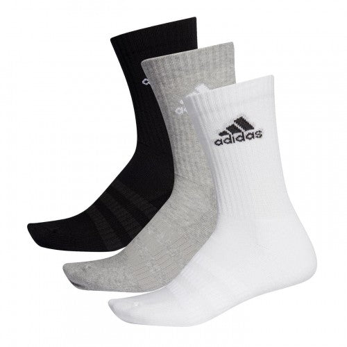 Front - Adidas Womens/Ladies Logo Crew Socks (Pack of 3)