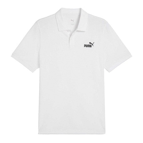 Front - Puma Mens Logo Pique Classic Polo Shirt