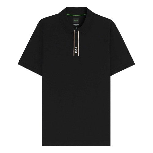 Front - Boss Mens Logo Regular Polo Shirt