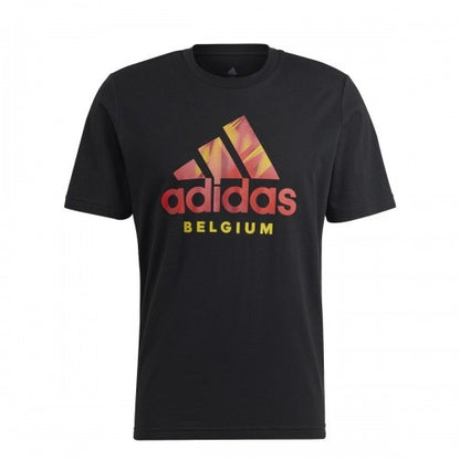 Front - Adidas Mens Belgium Graphic T-Shirt