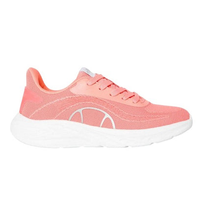 Sky Blue-White - Front - Ellesse Womens-Ladies Como Logo Low Cut Trainers