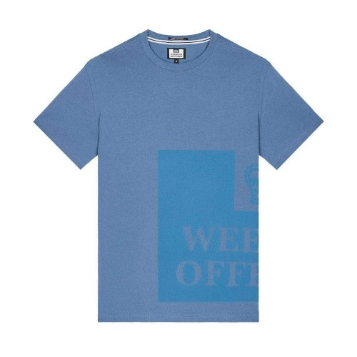 Front - Weekend Offender Mens Ryan Tonal Prison Combed Cotton T-Shirt