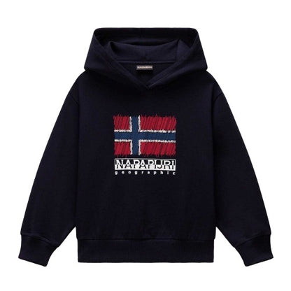 Front - Napapijri Childrens/Kids Pullover Hoodie