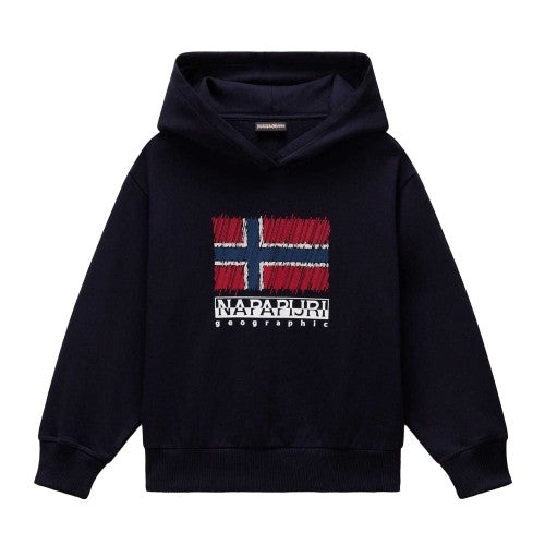 Front - Napapijri Childrens/Kids Pullover Hoodie