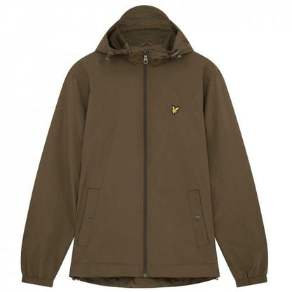 Front - Lyle & Scott Mens Full Zip Hooded Jacket