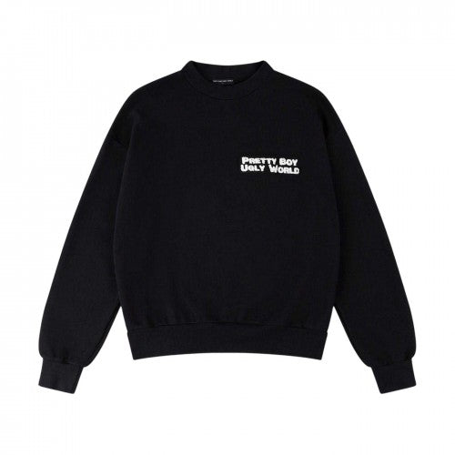 Front - Pretty Boy Ugly World Mens Logo Sweatshirt