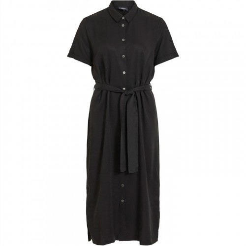 Front - Object Womens/Ladies Isabella Lyocell Midi Shirt Dress
