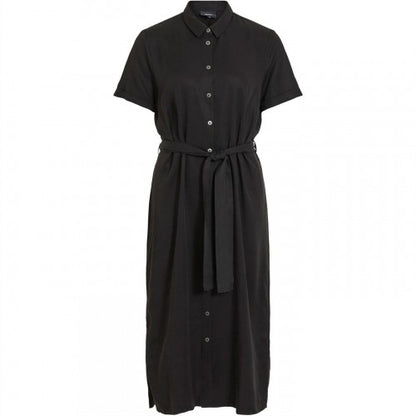 Front - Object Womens/Ladies Isabella Lyocell Midi Shirt Dress