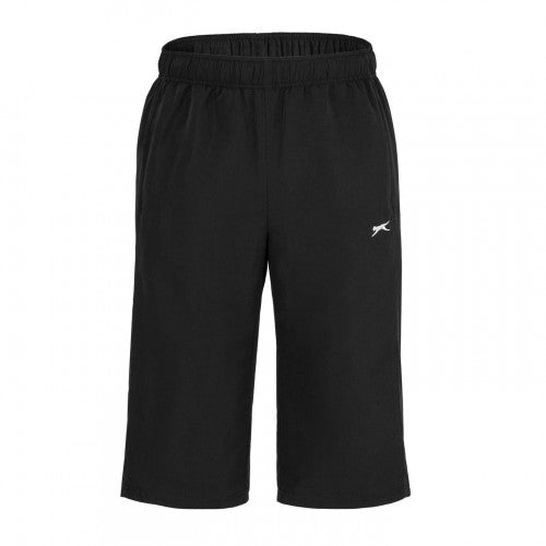 Front - Slazenger Mens 3/4 Length Tracksuit Bottoms