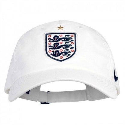 Front - Nike England FA Cotton Logo Baseball Cap