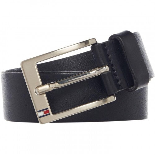 Front - Tommy Hilfiger Mens Aly Plain Leather Belt