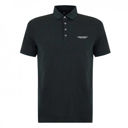 Front - Armani Exchange Mens Cotton Polo Shirt