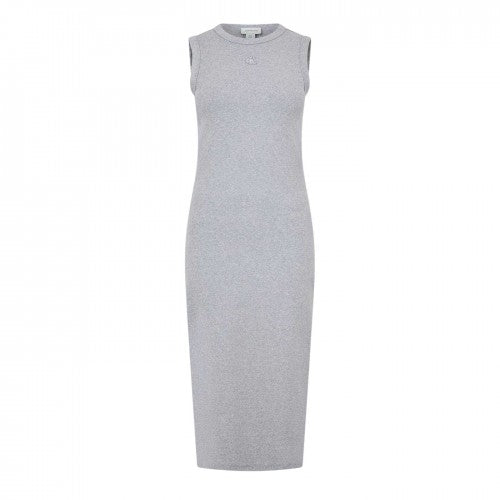 Front - Calvin Klein Womens/Ladies Cotton Midi Bodycon Dress