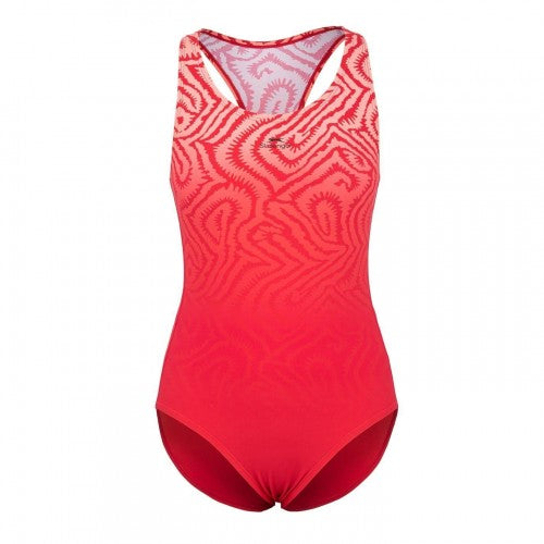 Front - Slazenger Womens/Ladies Patterned One Piece Swimsuit