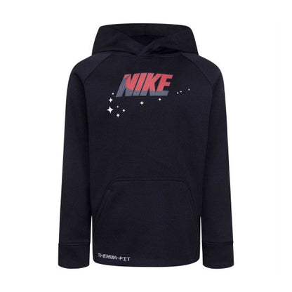 Front - Nike Childrens/Kids Thermafit Graphic Print Pullover Hoodie