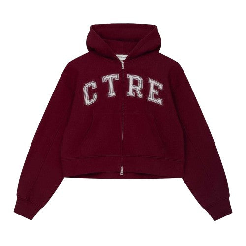 Front - Couture Womens/Ladies Applique Logo Cotton Full Zip Hoodie