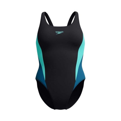 Front - Speedo Womens/Ladies 2.0 Colour Block One Piece Swimsuit