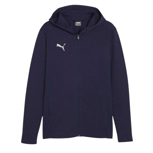 Front - Puma Mens TeamFINAL Casuals Full Zip Hoodie