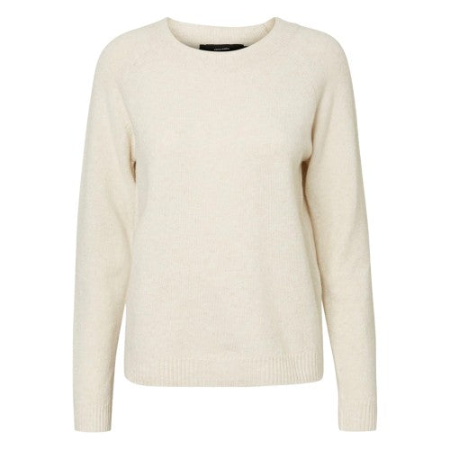 Front - Vero Moda Womens/Ladies Doffy Knitted O-Neck Jumper