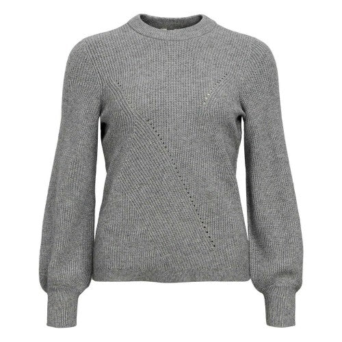 Front - Object Womens/Ladies Crew Neck Regular Jumper