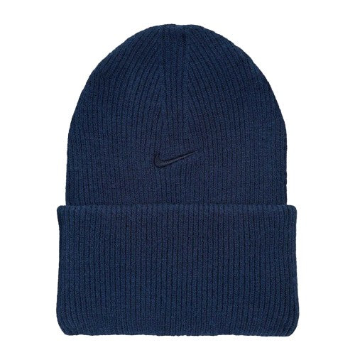 Front - Nike Plain Turned Up Cuff Beanie