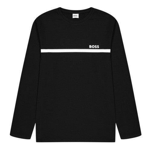 Front - Boss Childrens/Kids Logo Long-Sleeved T-Shirt