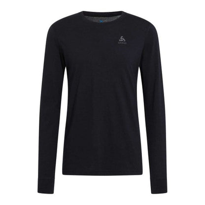 Front - Odlo Mens Merino Wool Crew Neck Regular Top