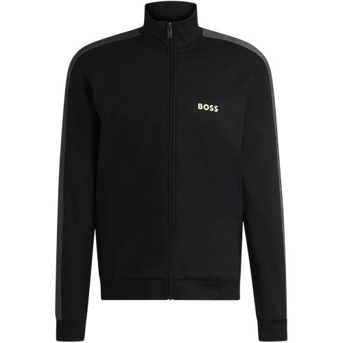 Front - Boss Mens Logo Regular Long-Sleeved Jacket