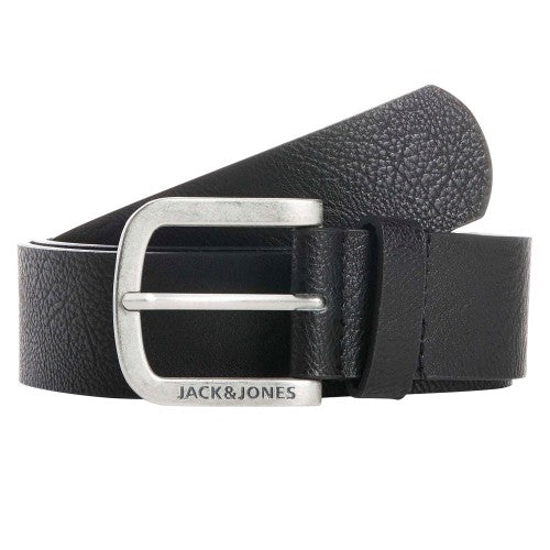 Front - Jack And Jones Harry Faux Leather Belt