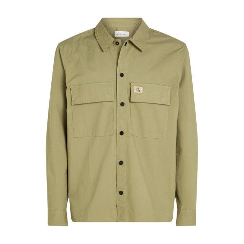 Front - Calvin Klein Mens Cotton Overshirt