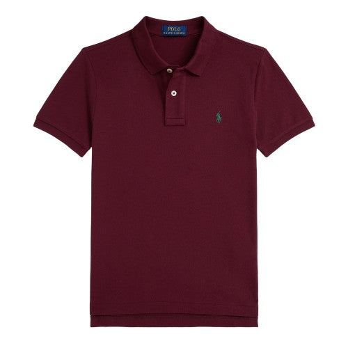 Front - Ralph Lauren Boys Collared Regular Short-Sleeved Polo Shirt