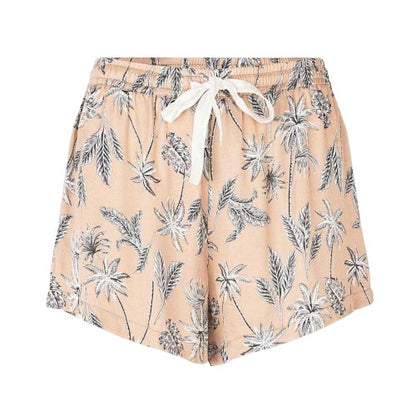 Front - CCDK Copenhagen Womens/Ladies Woven Palm Print Relaxed Fit Shorts